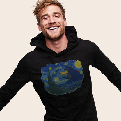 Catzilla Night Hoodie Hoodie