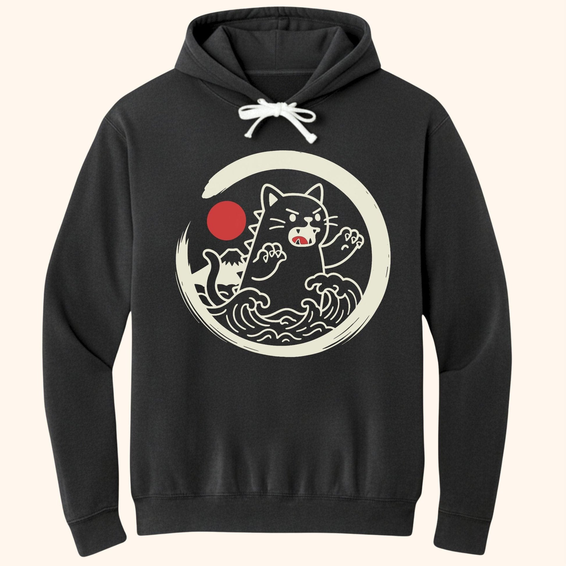 Catzilla Tides Hoodie Black / S 31898532091533063939 Hoodie