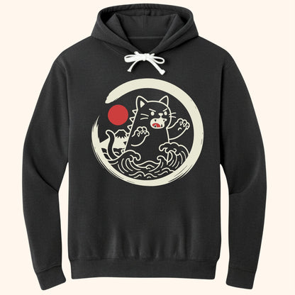 Catzilla Tides Hoodie Black / S 31898532091533063939 Hoodie