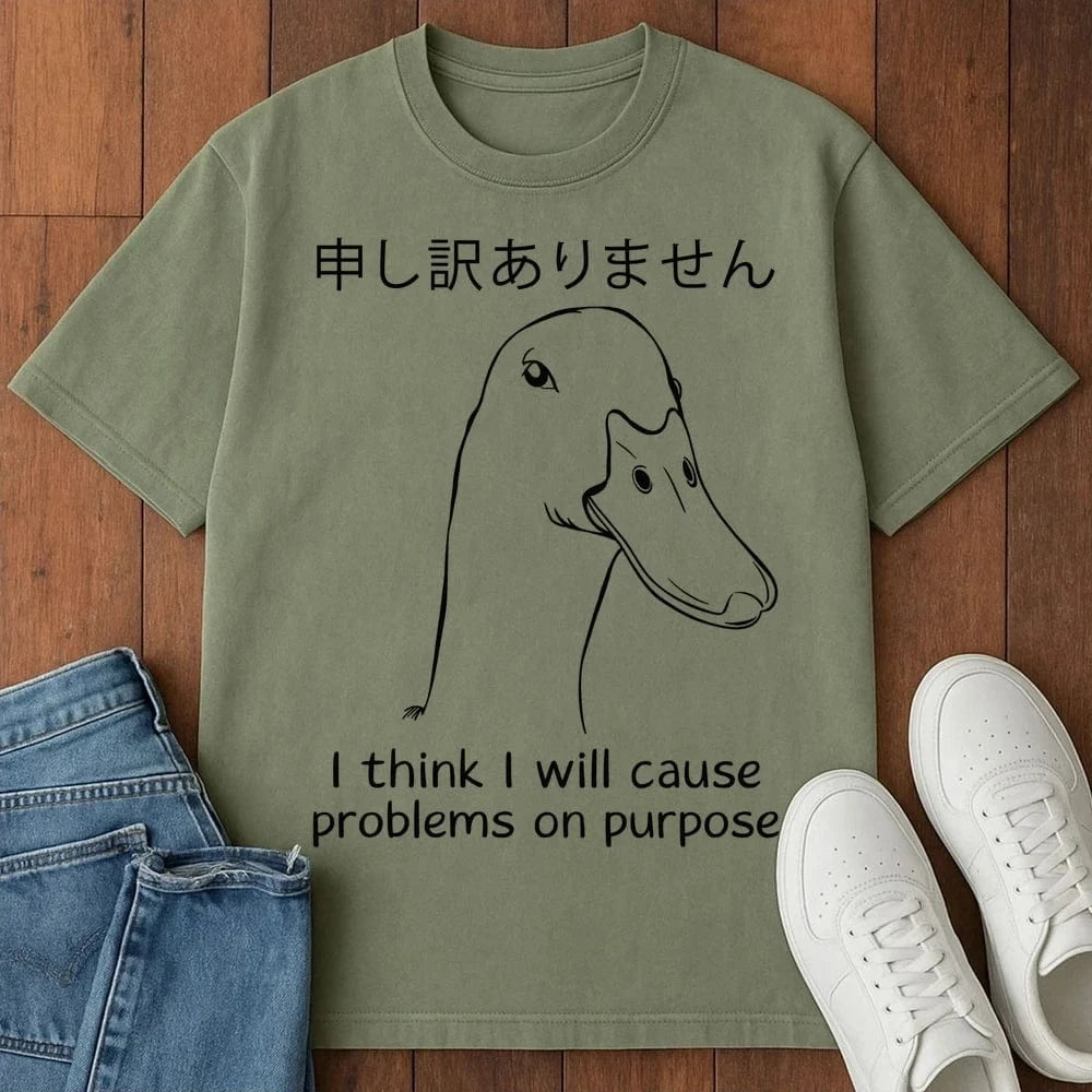 Cause Problems T-Shirt Moss / S 26914148162876739823 T-Shirt