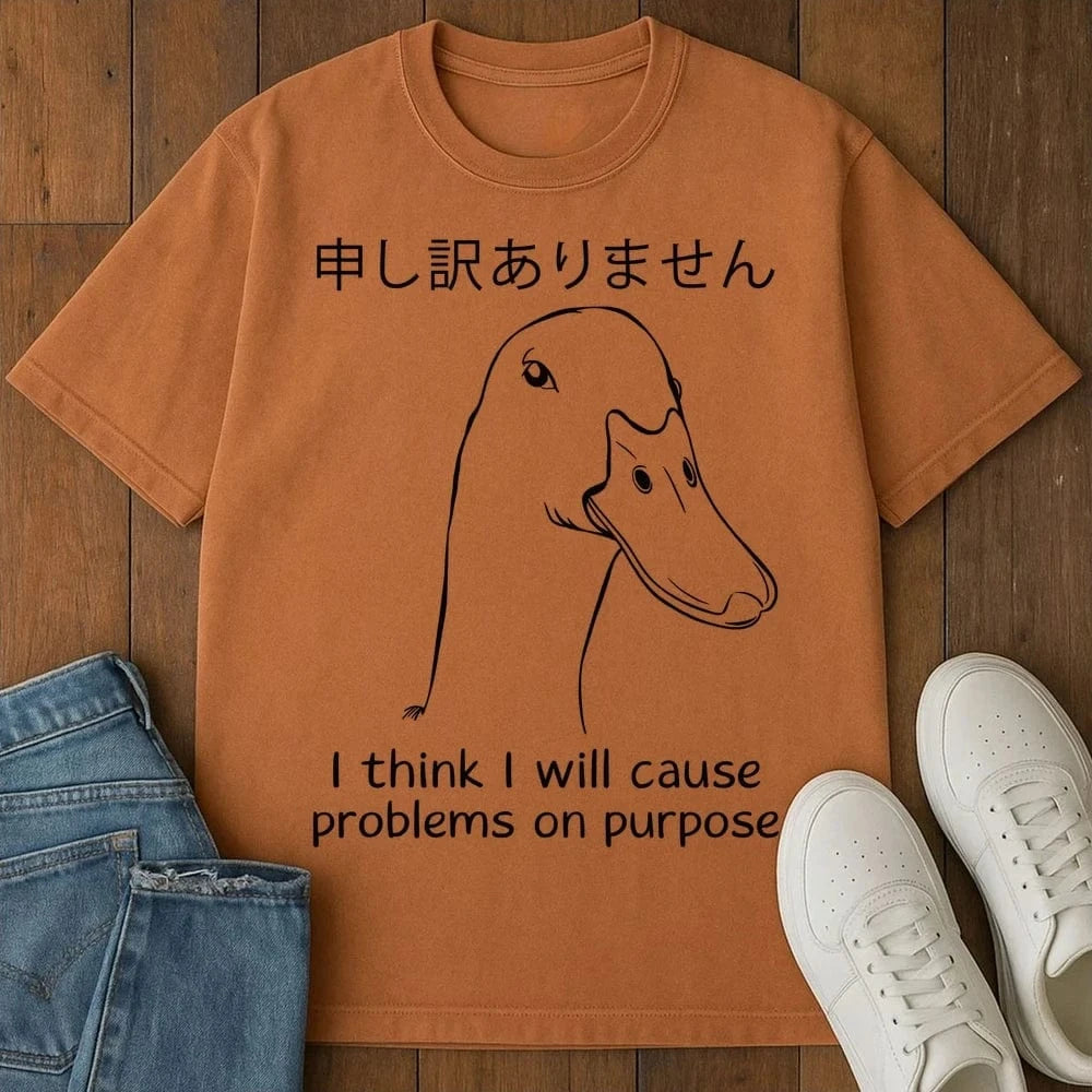 Cause Problems T-Shirt Yam / S 30316162453736828898 T-Shirt