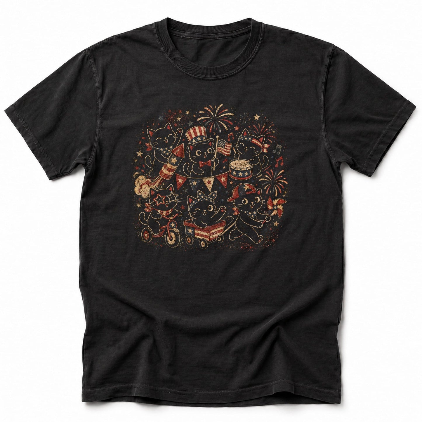 Celebration Ameowicats T-Shirt Black / S 26935779001022929311 T-Shirt