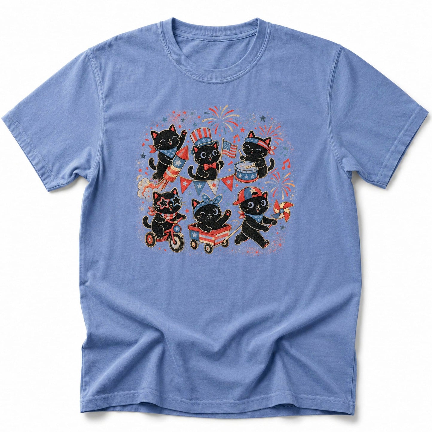 Celebration Ameowicats T-Shirt Blue Jean / S 10179463541980365208 T-Shirt