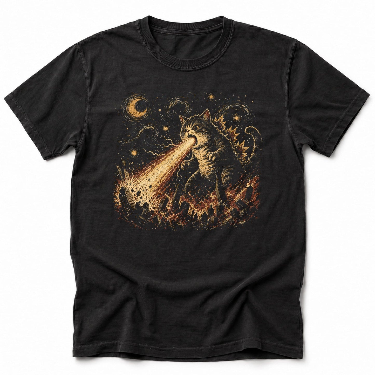 Celestial Roar T-Shirt Black / S 27067356820579990464 T-Shirt