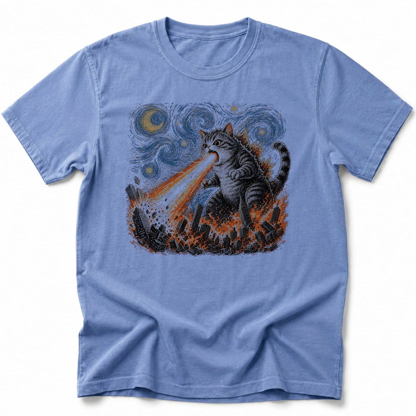 Celestial Roar T-Shirt Blue Jean / S 24845674603479320738 T-Shirt