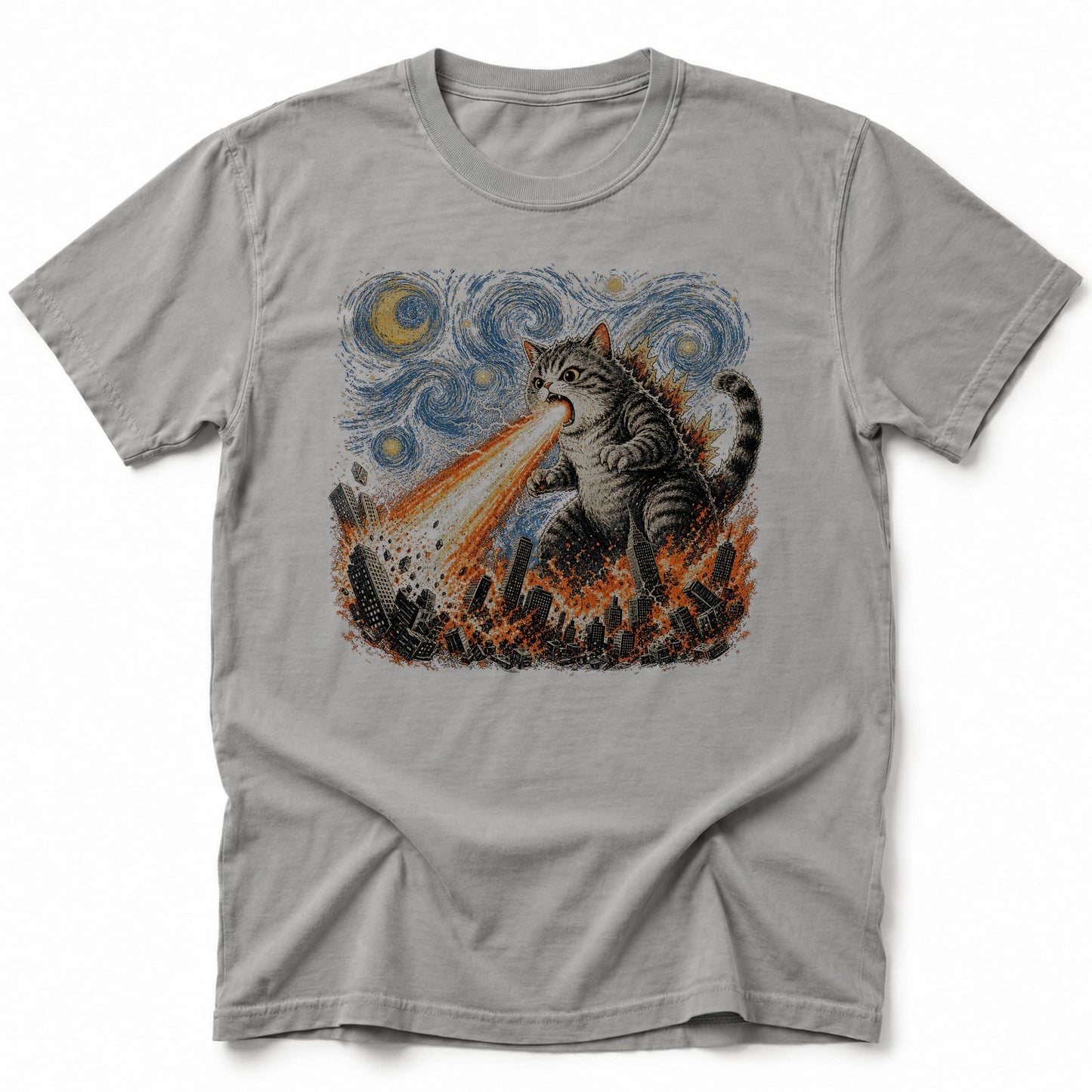 Celestial Roar T-Shirt Grey / S 18737960906610463435 T-Shirt
