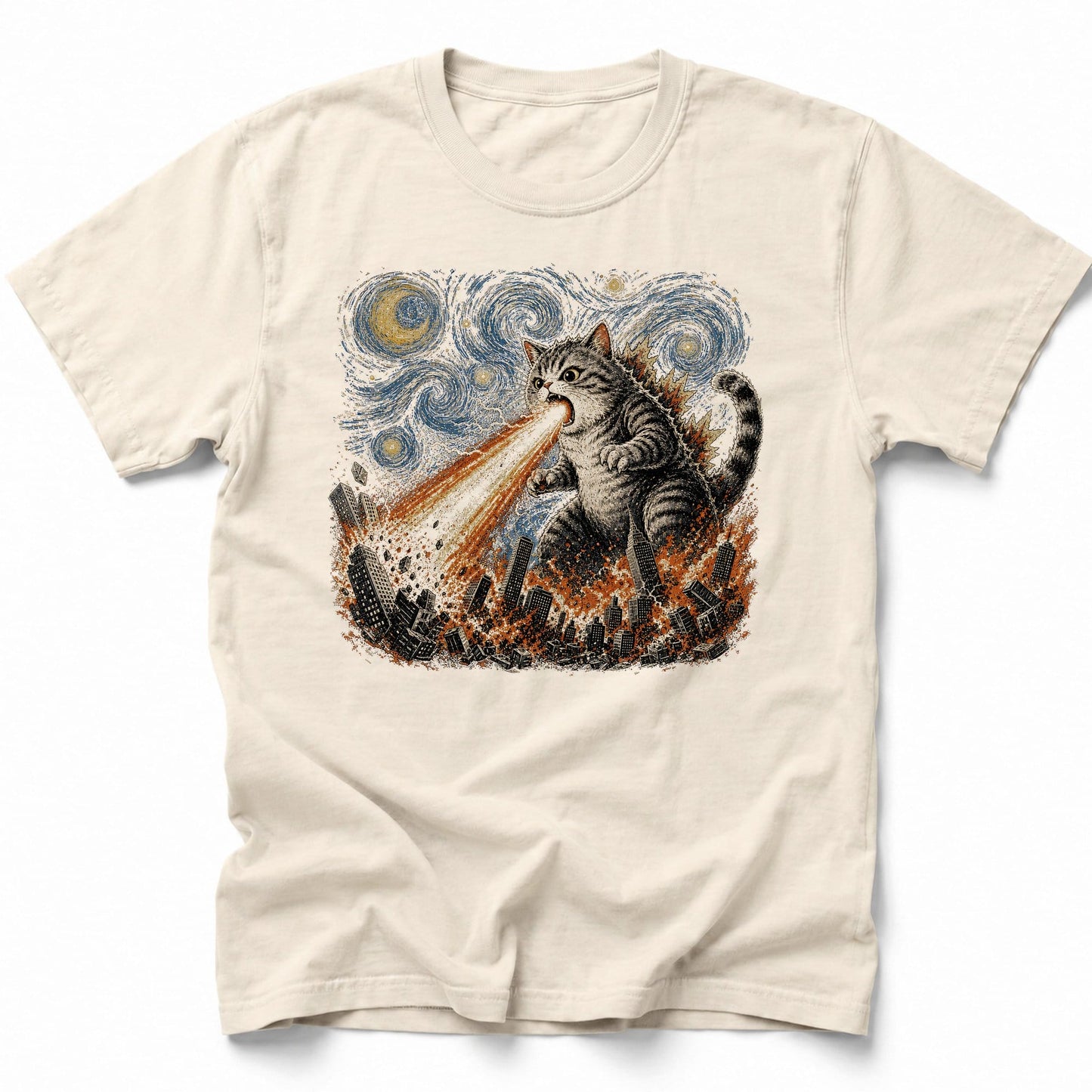 Celestial Roar T-Shirt Ivory / S 12956239256066065754 T-Shirt