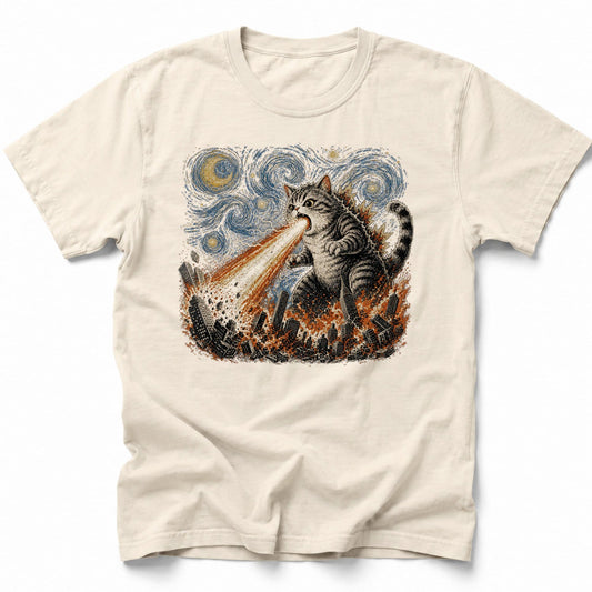 Celestial Roar T-Shirt Ivory / S 12956239256066065754 T-Shirt