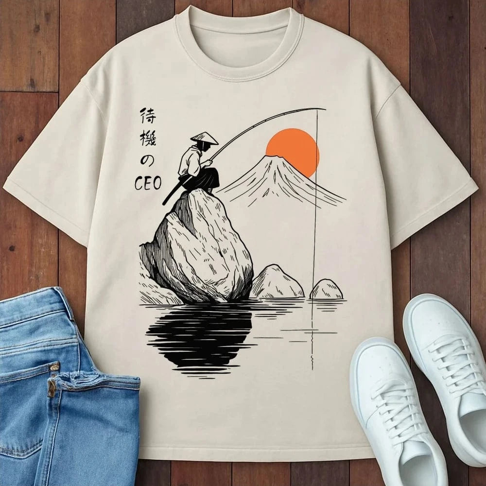 Ceo Of Waiting T-Shirt Ivory / S 16119926828917819985 T-Shirt