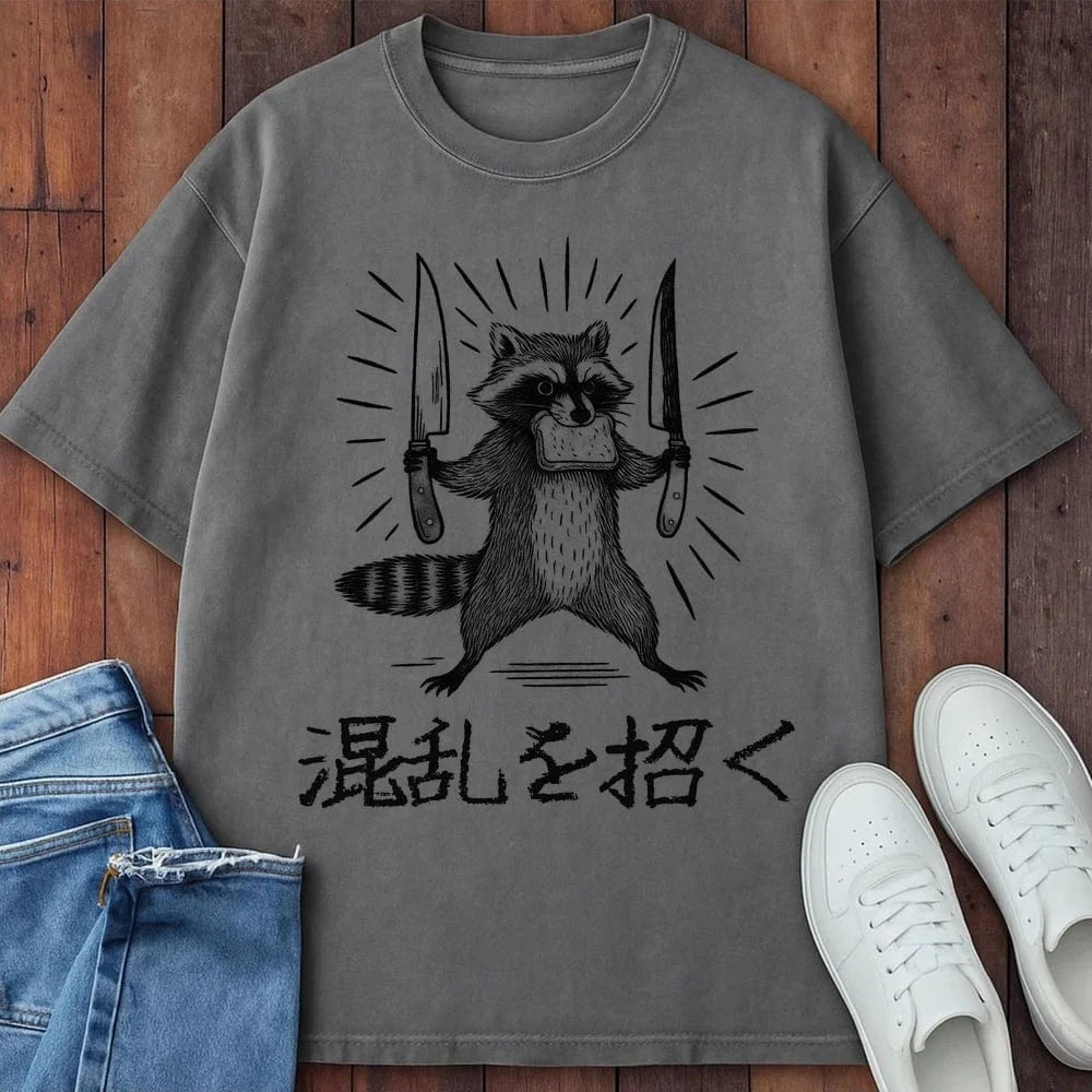 Chaos Served T-Shirt Grey / S 26909063096554626272 T-Shirt