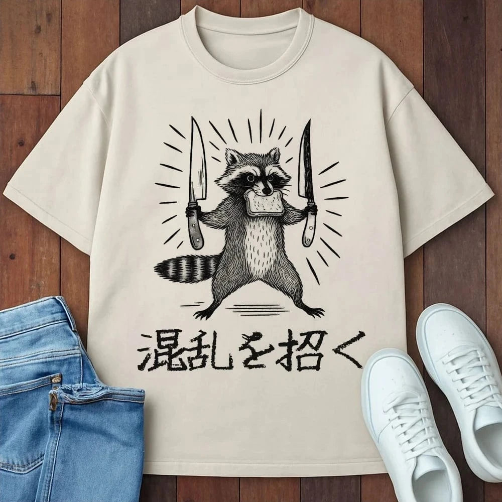 Chaos Served T-Shirt Ivory / S 24392441708507588879 T-Shirt