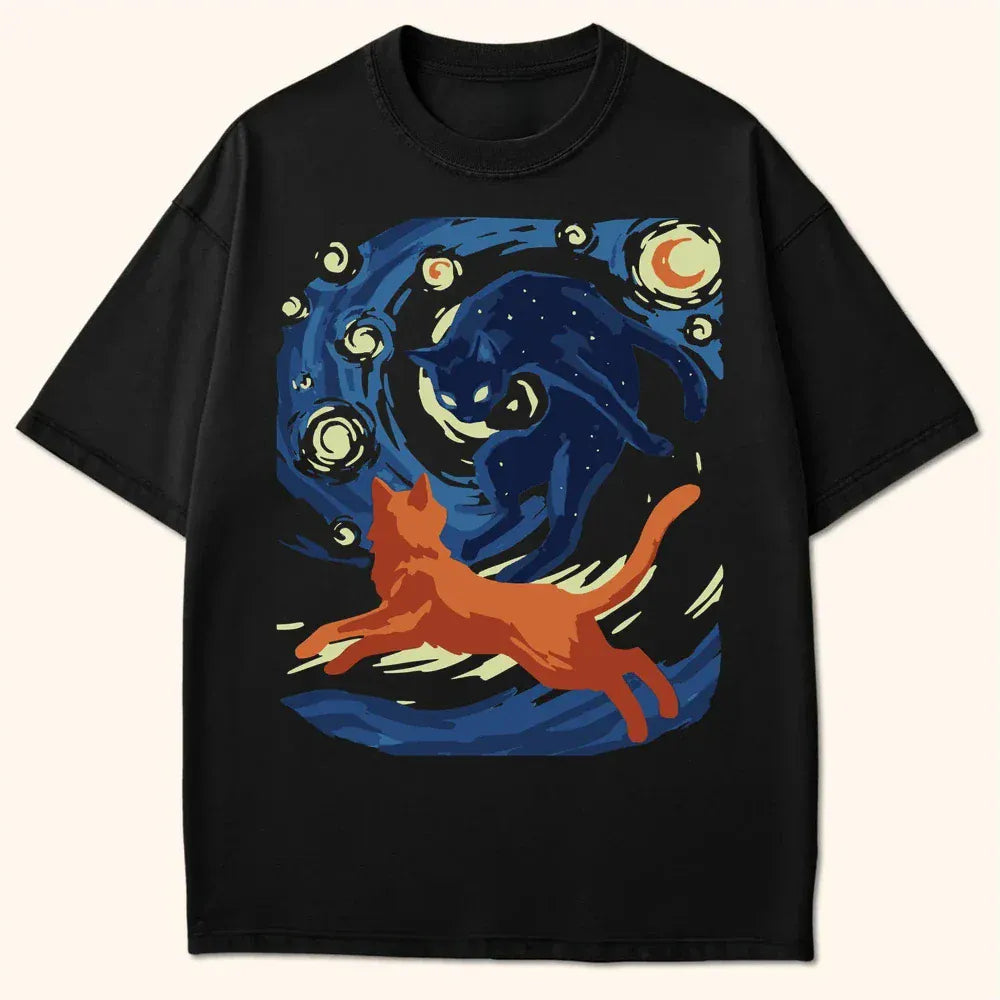 Chasing Each Other T-Shirt Black / S 31227782051727388499 T-Shirt