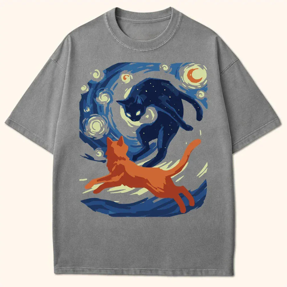 Chasing Each Other T-Shirt Grey / S 10376888252397193129 T-Shirt