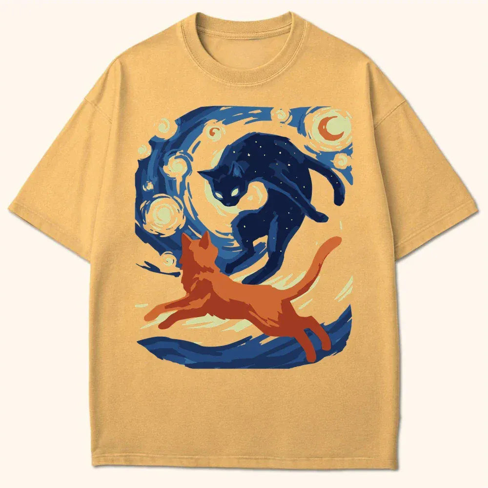 Chasing Each Other T-Shirt Mustard / S 58997878032902717013 T-Shirt