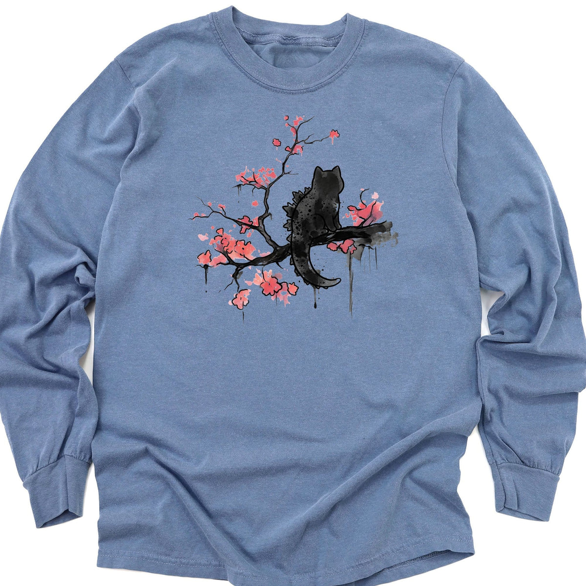 Cherry Blossom Springs Long Sleeve Blue Jean / M 19281947109127574684 Long-sleeve
