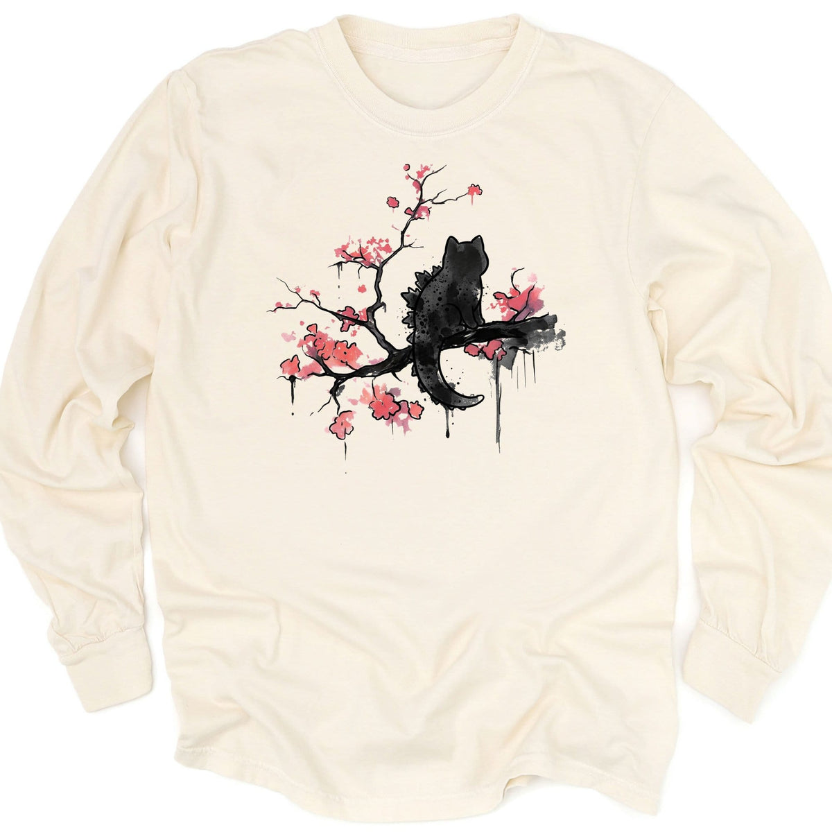 Cherry Blossom Springs Long Sleeve Ivory / M 26380003927680497256 Long-sleeve
