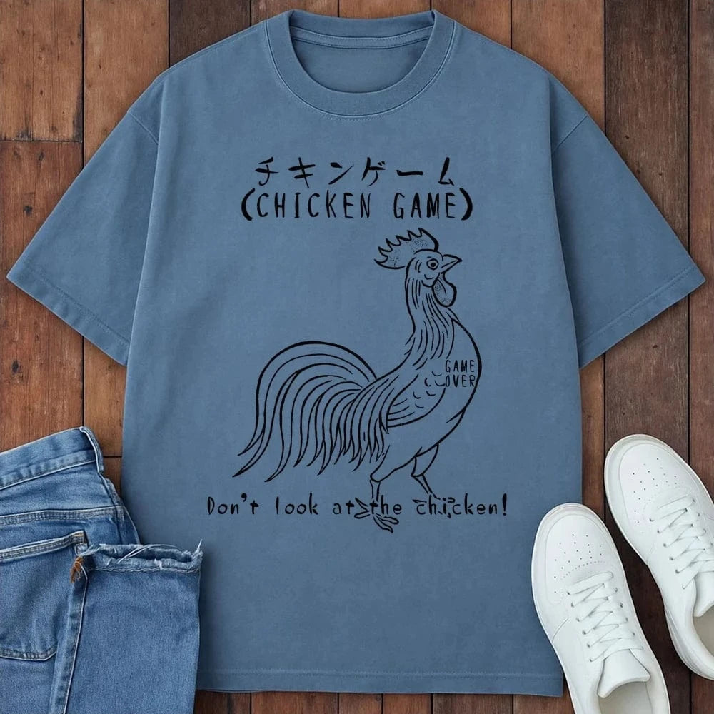 Chicken Game T-Shirt Blue Jean / S 33308889281234983303 T-Shirt