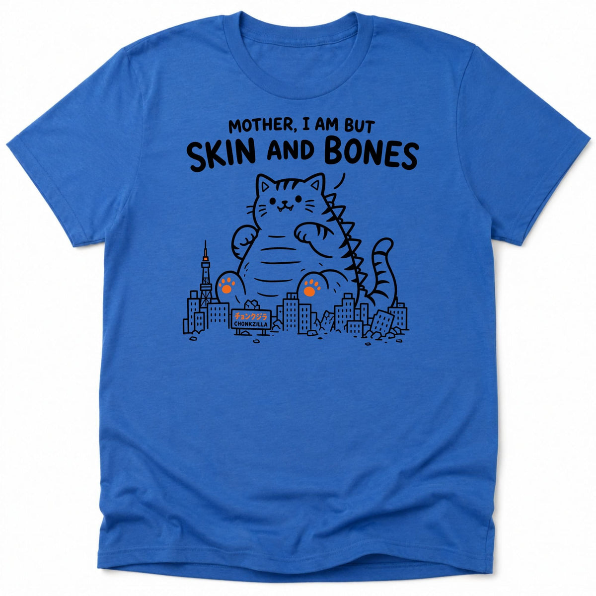 Chonkzilla Everyday Softstyle Tee Heather Royal / S 33792861787042514356 T-Shirt