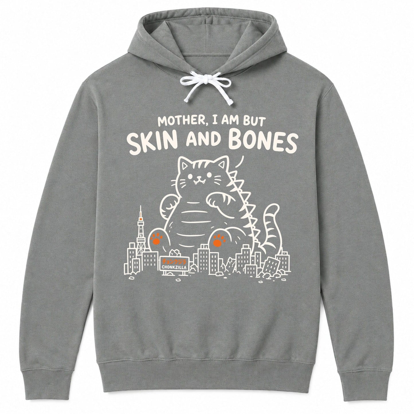 Chonkzilla Hoodie S / Grey 63100366375017268558 Hoodie