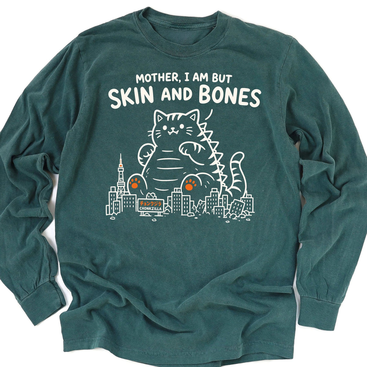 Chonkzilla Long Sleeve Blue Spruce / M 11239959213885347016 Long-sleeve