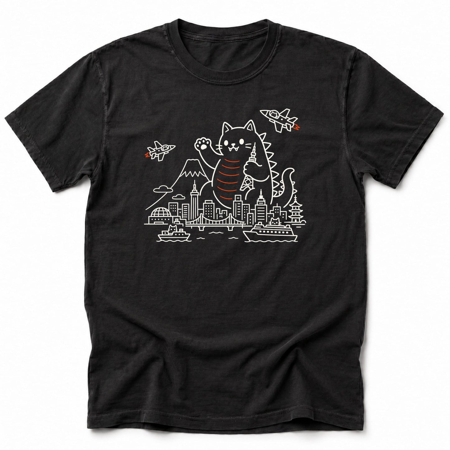 Chonkzilla Returns T-Shirt Black / S 64970449970169053738 T-Shirt