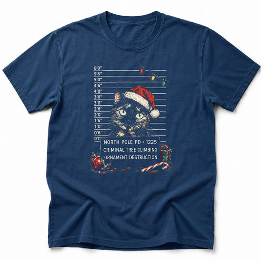 Christmas Convict T-Shirt Navy / S 55321296746402795574 T-Shirt
