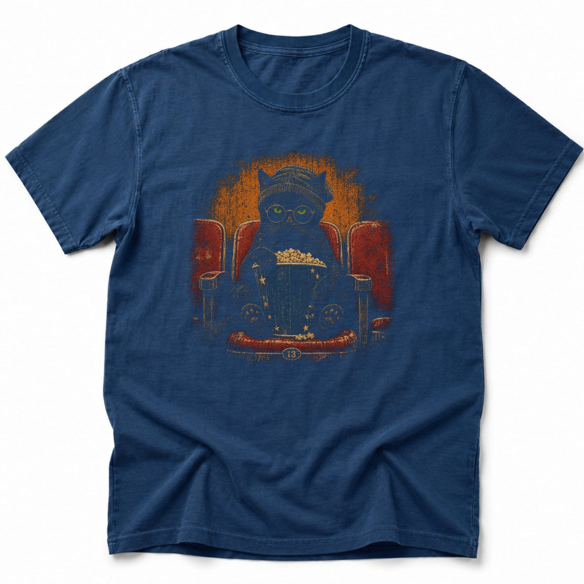 Cinema Rebel T-Shirt Navy / S 17198353863925021152 T-Shirt