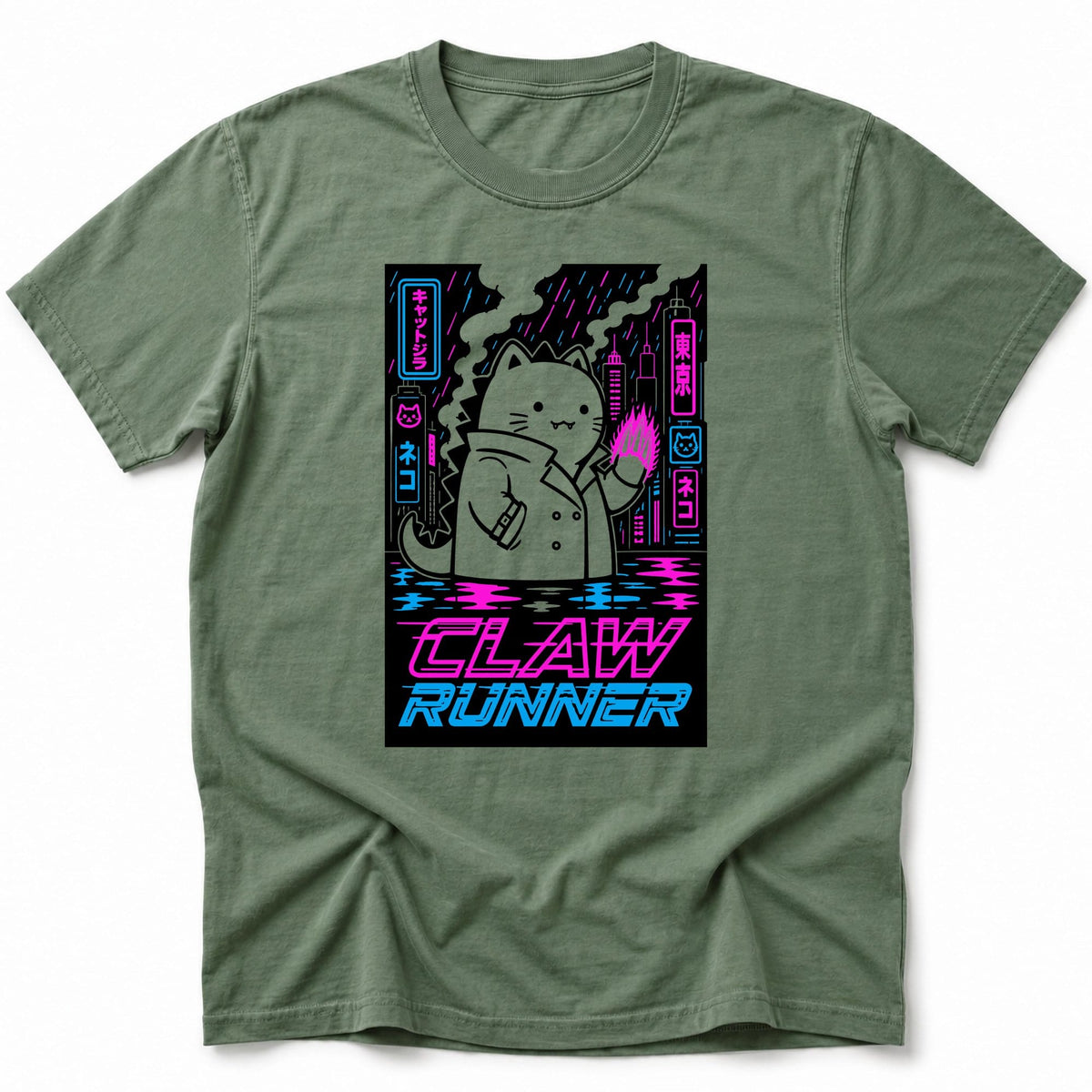 Claw Runner T-Shirt Moss / S 18219677077218829174 T-Shirt