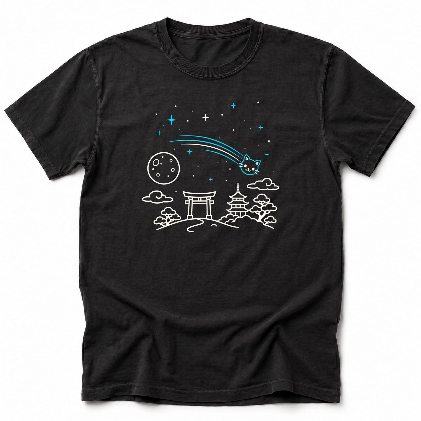Comet Cat T-Shirt Black / S 13240960187282790077 T-Shirt