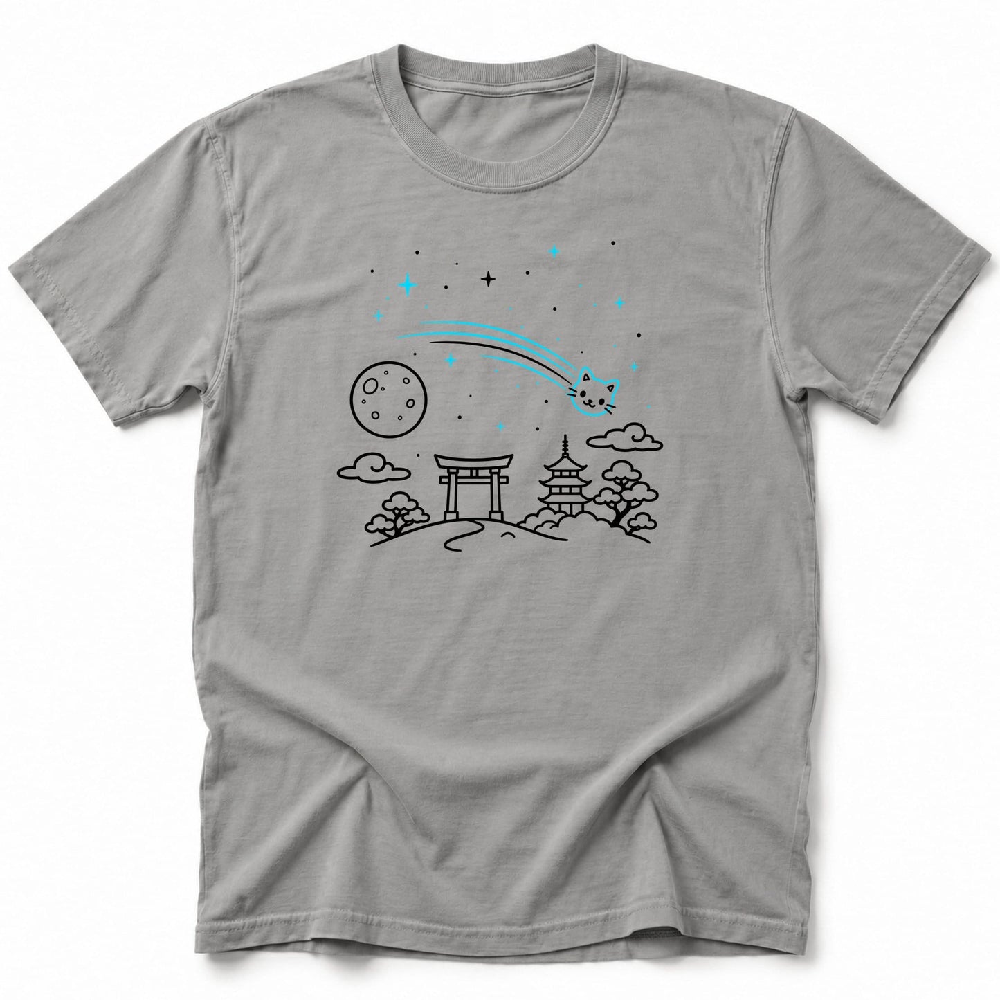 Comet Cat T-Shirt Grey / S 32292600951197859038 T-Shirt