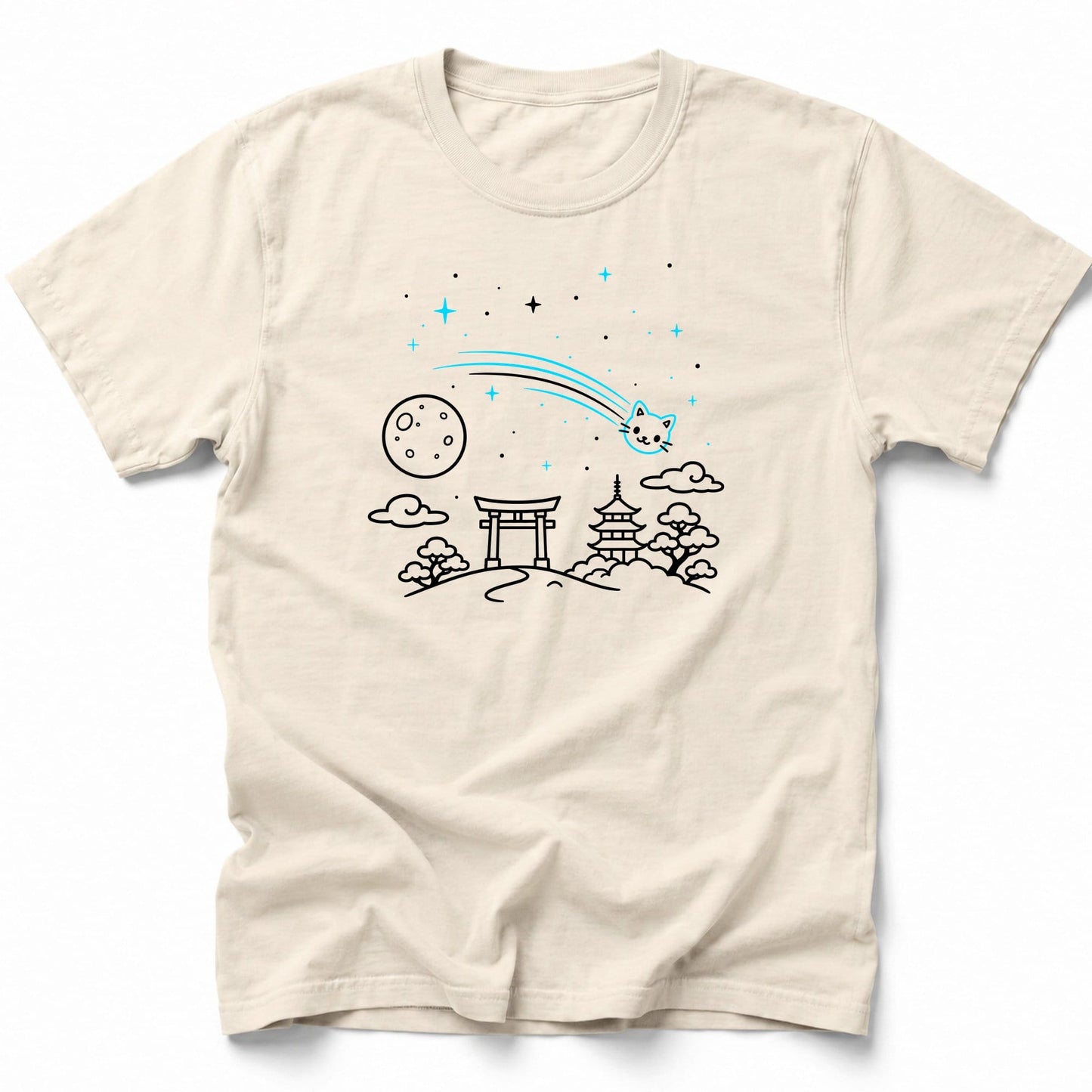 Comet Cat T-Shirt Ivory / S 24299373499954569649 T-Shirt