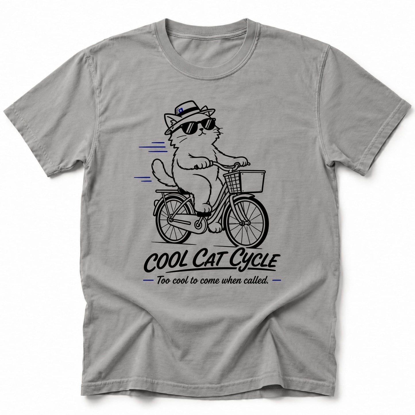 Cool Cat Cycle T-Shirt Grey / S 32732486874781654235 T-Shirt