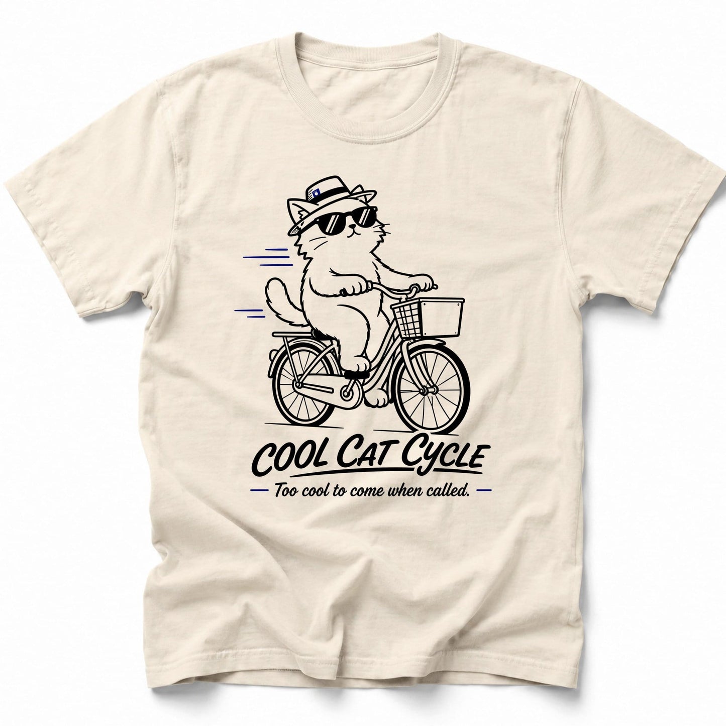Cool Cat Cycle T-Shirt Ivory / S 35769644303919799783 T-Shirt