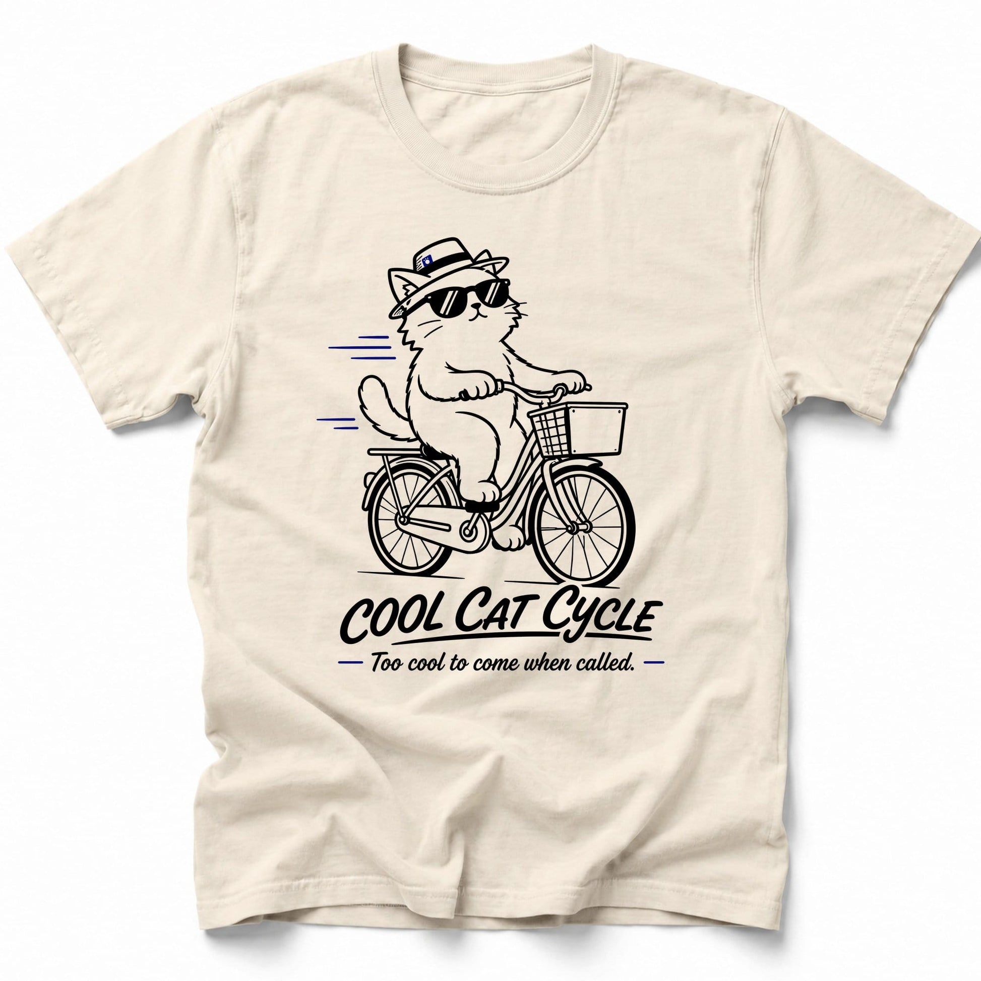 Cool Cat Cycle T-Shirt Ivory / S 35769644303919799783 T-Shirt