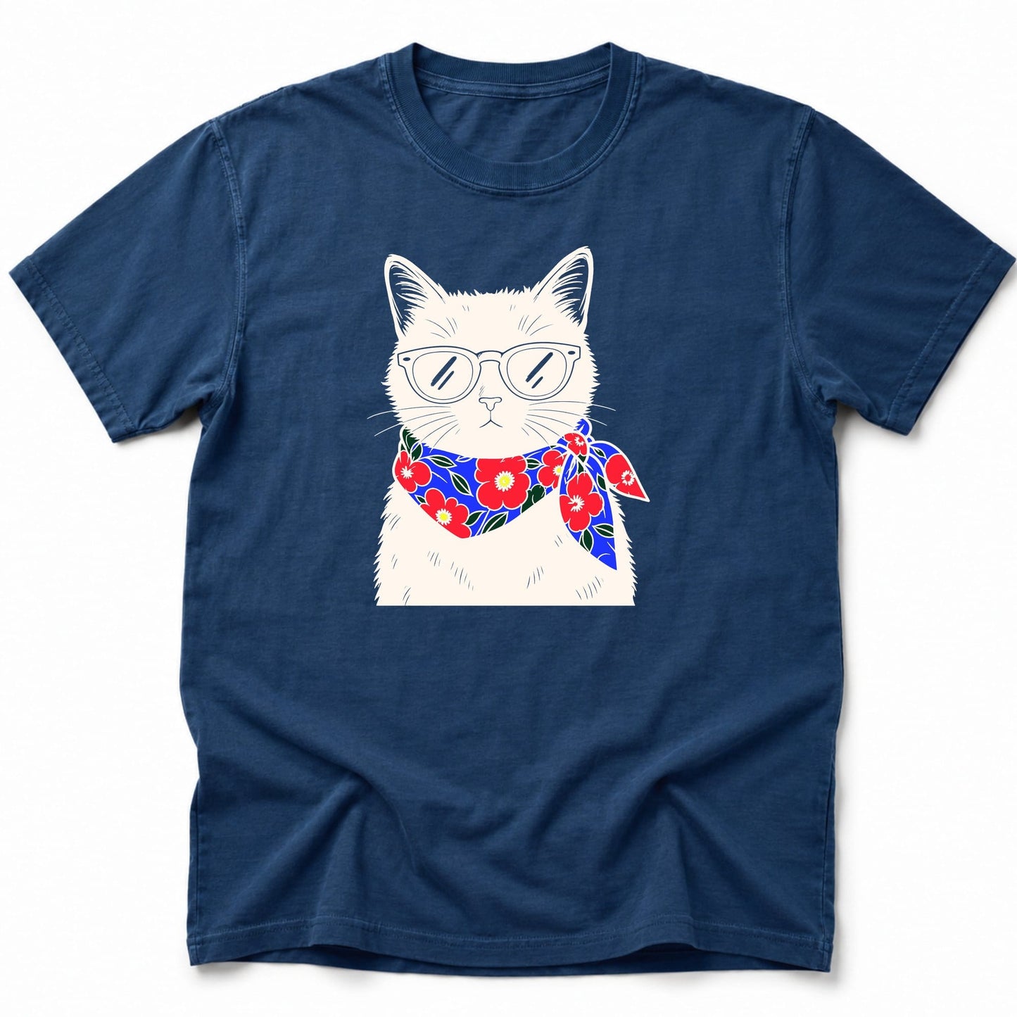 Cool Cat T-Shirt Navy / S 15940575437512244101 T-Shirt