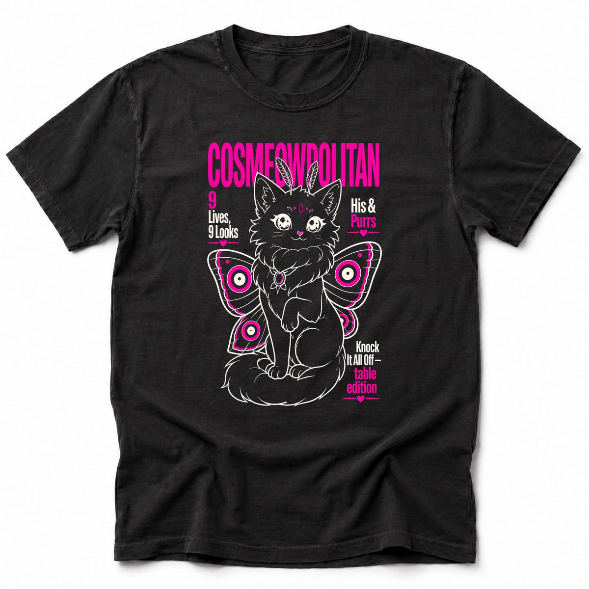 Cosmeowpolitan T-Shirt Black / S 20769980076719390176 T-Shirt