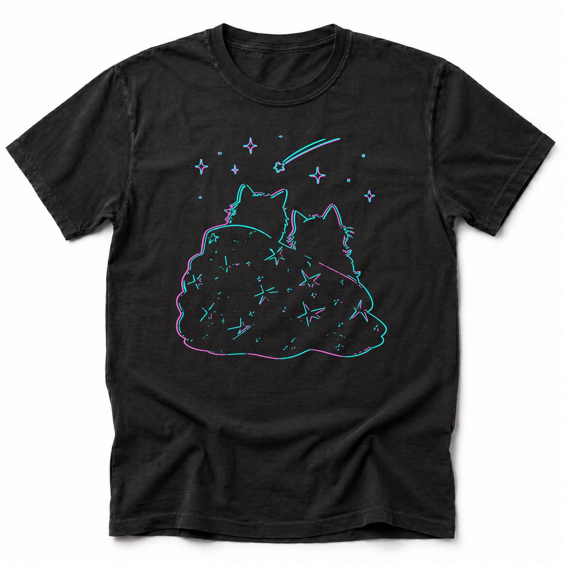 Cosmic Companions T-Shirt Black / S 26435378717303316440 T-Shirt