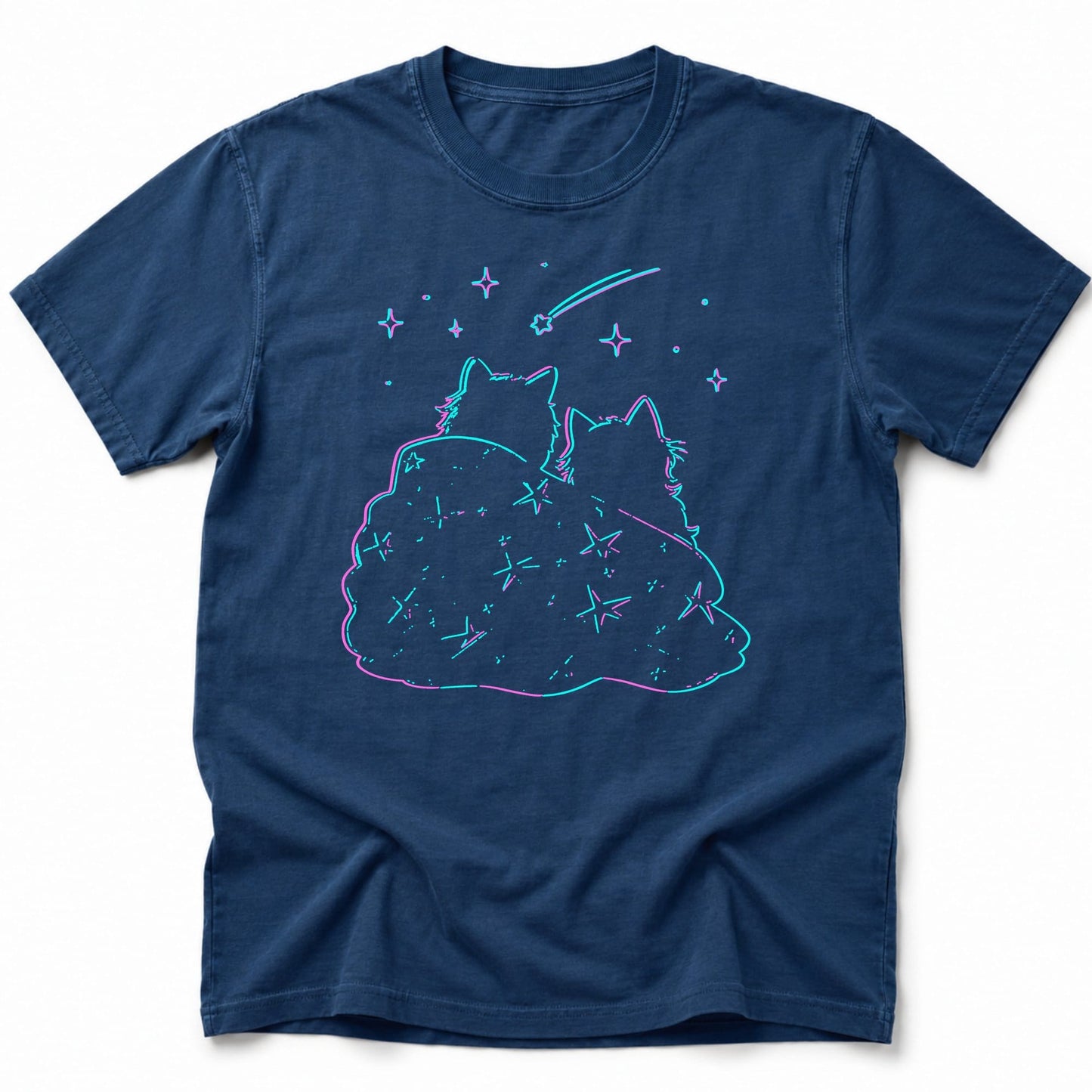 Cosmic Companions T-Shirt Navy / S 27154655284431943658 T-Shirt