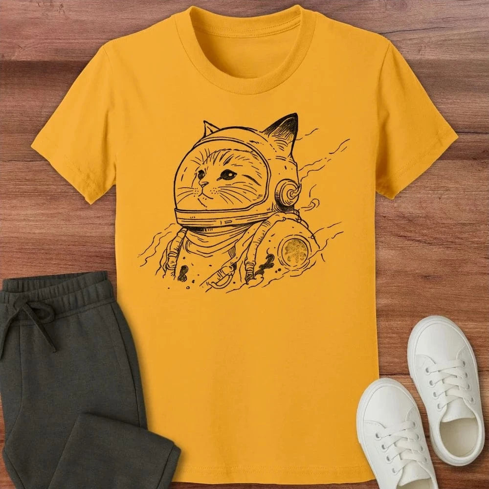 Cosmoneko Kids T-Shirt Gold / S 27823398432121281036 Kids clothes