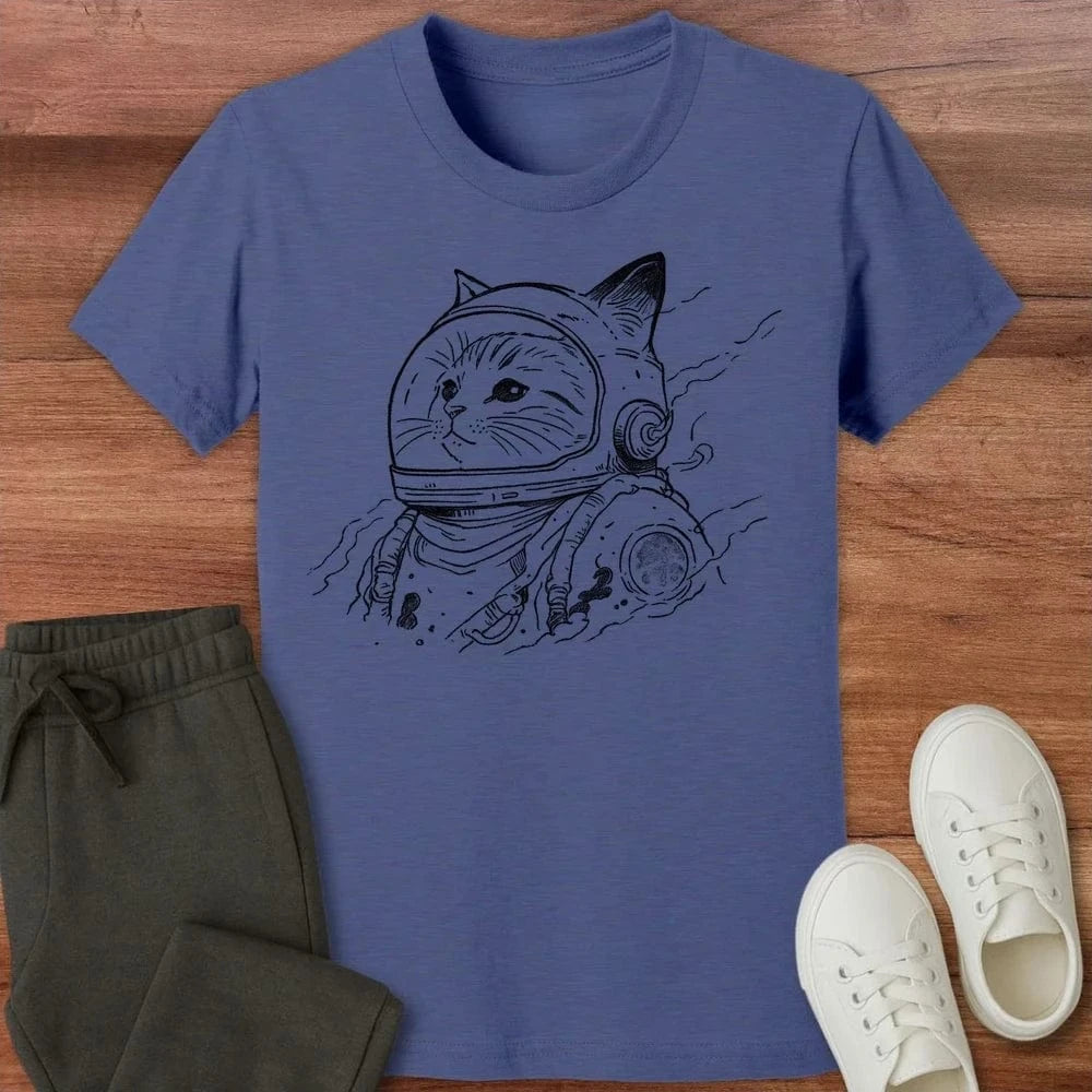 Cosmoneko Kids T-Shirt Heather Navy / S 65660324327791807813 Kids clothes