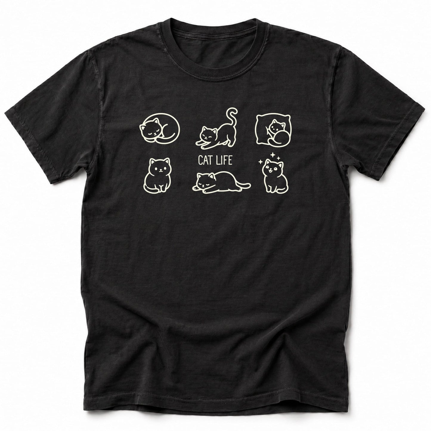 Cozy Cat Life T-Shirt Black / S 19941005388962019395 T-Shirt