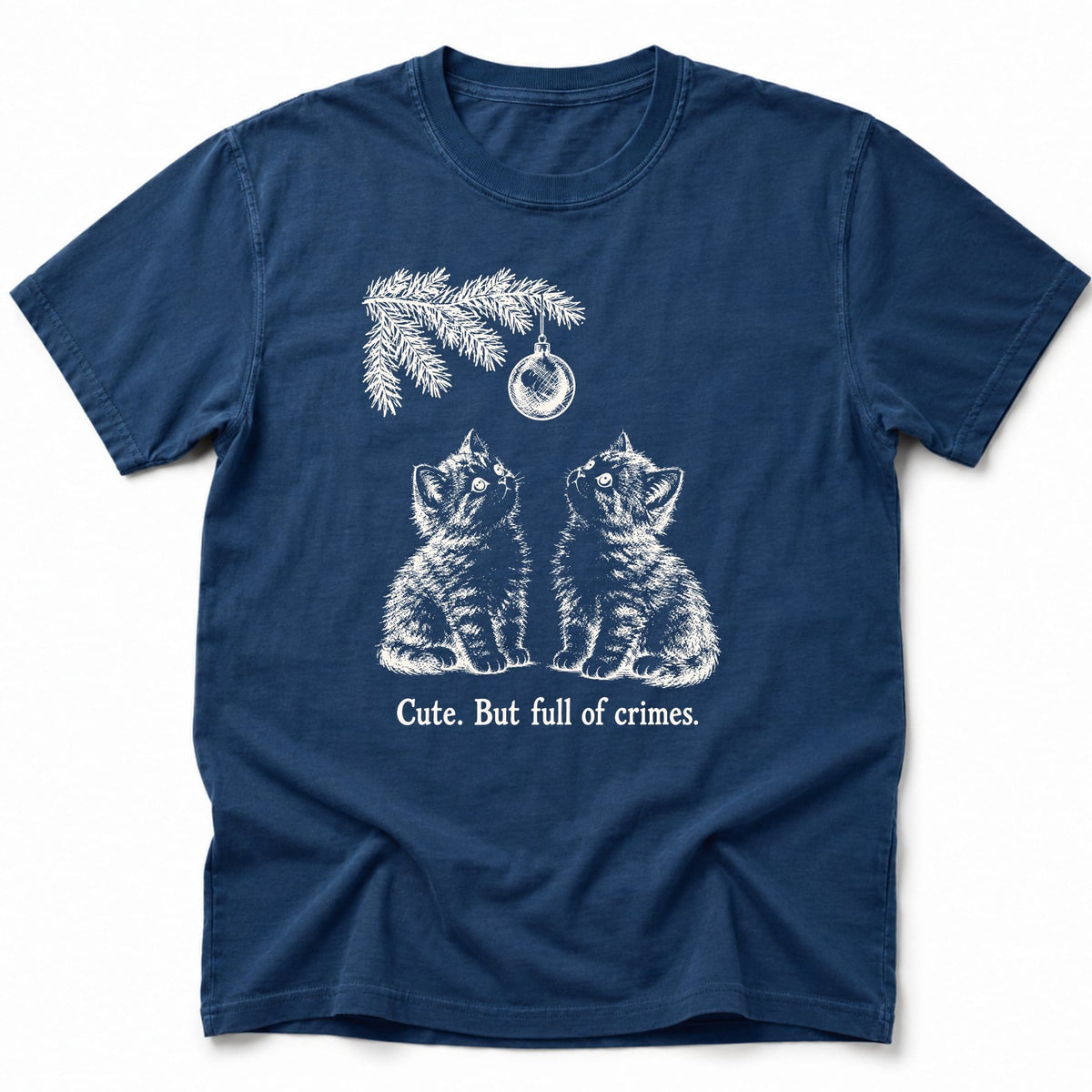 Crimes T-Shirt Navy / S 49304383996579473636 T-Shirt