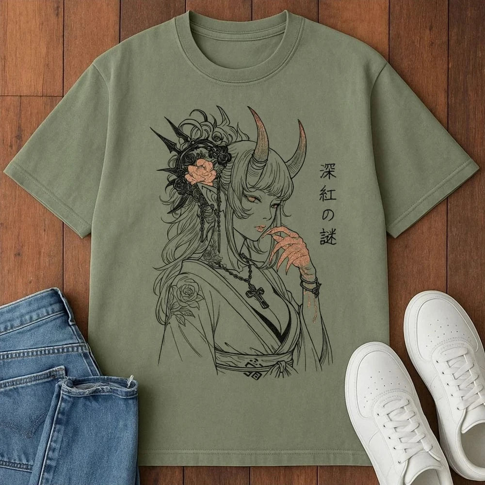 Crimson Enigma T-Shirt Moss / S 10263506116350106062 T-Shirt