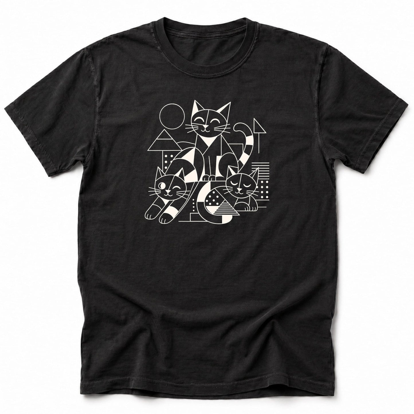 Cube Neko T-Shirt Black / S 15276398835893238362 T-Shirt