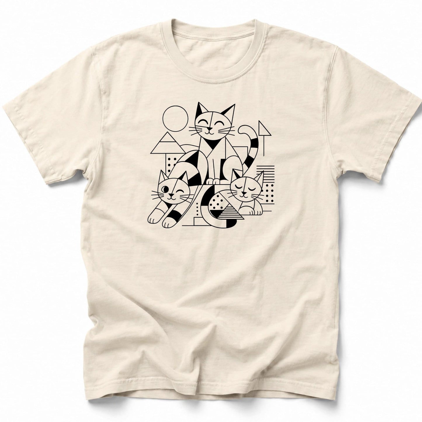 Cube Neko T-Shirt Ivory / S 21765522907313733995 T-Shirt