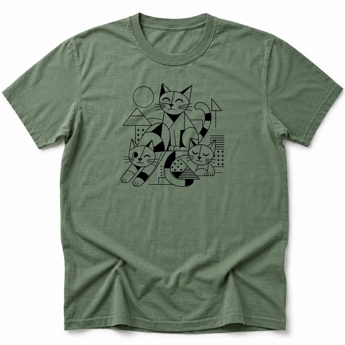 Cube Neko T-Shirt Moss / S 21111707571094729186 T-Shirt