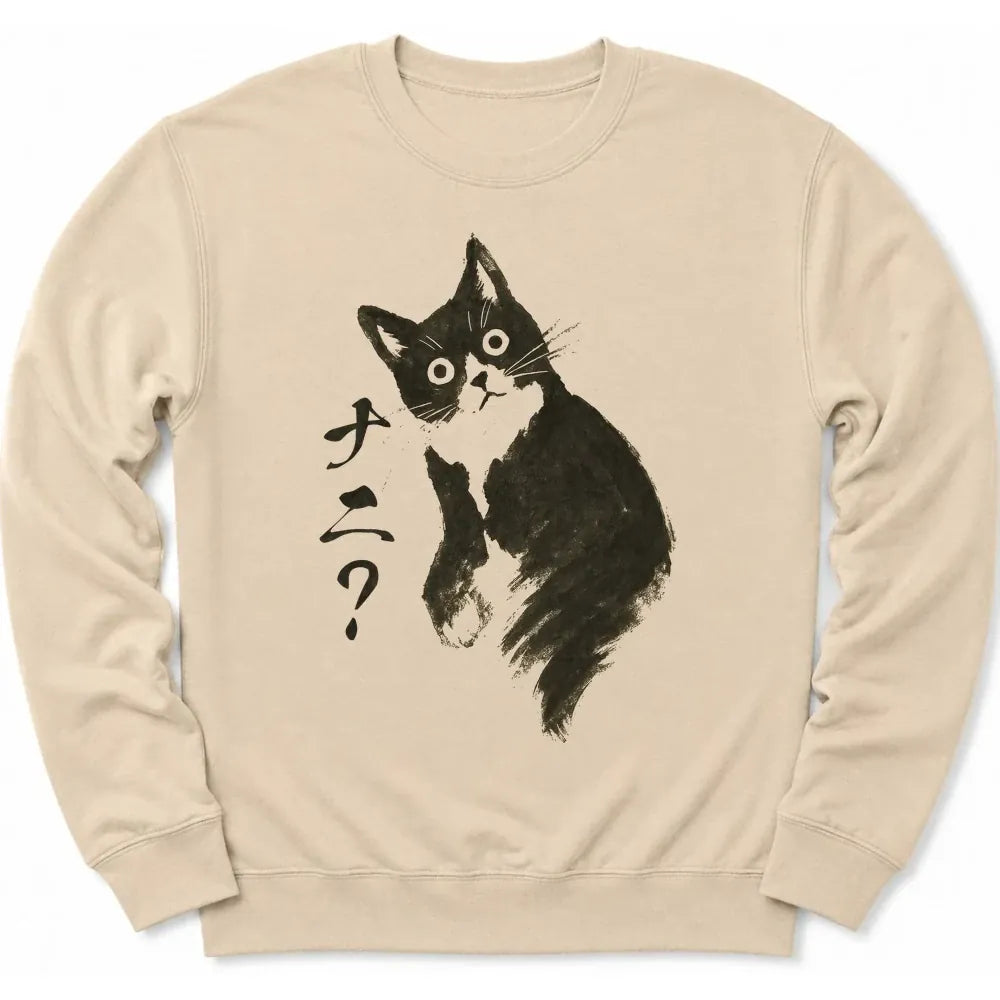 Curious Tilt Sweatshirt Sand / S 25275566188571932197 Sweatshirt