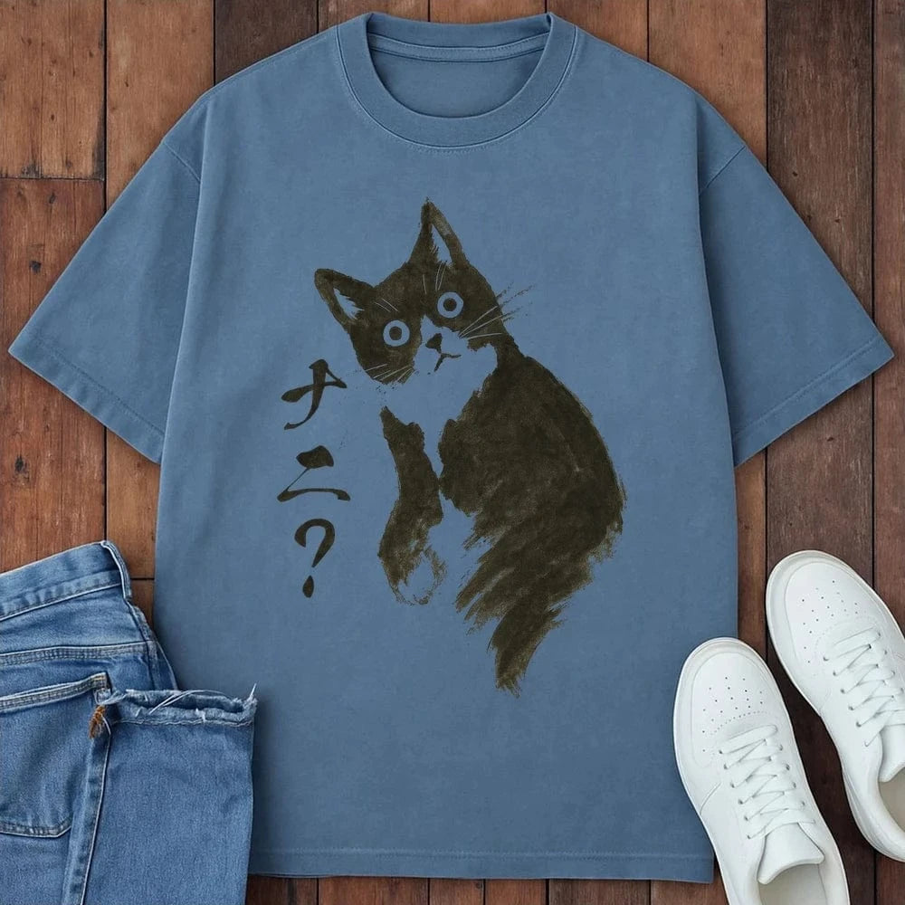 Curious Tilt T-Shirt Blue Jean / S 16326020232818137721 T-Shirt