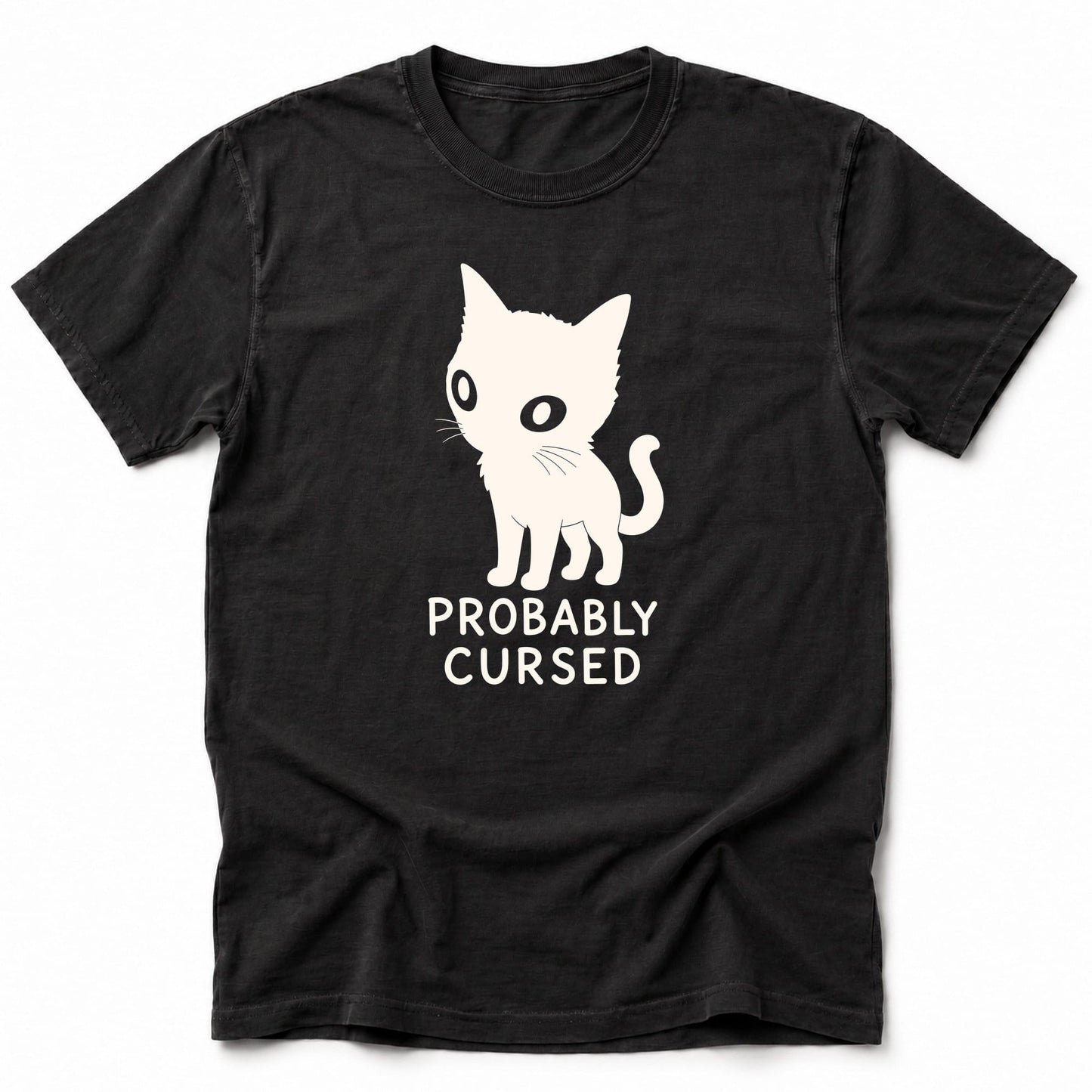 Cursed Cat T-Shirt Black / S 70218558178679220470 T-Shirt