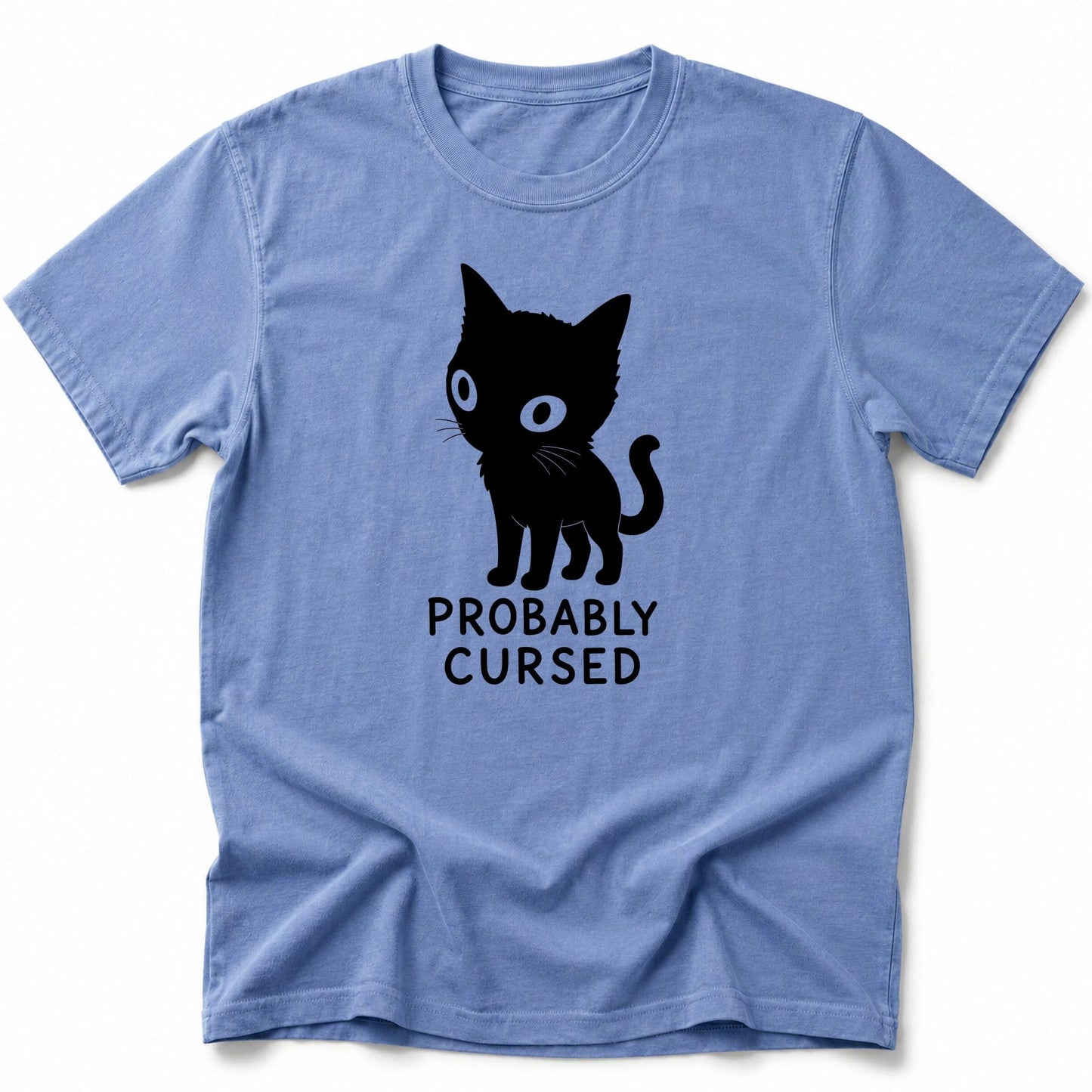 Cursed Cat T-Shirt Blue Jean / S 24194659283981996045 T-Shirt